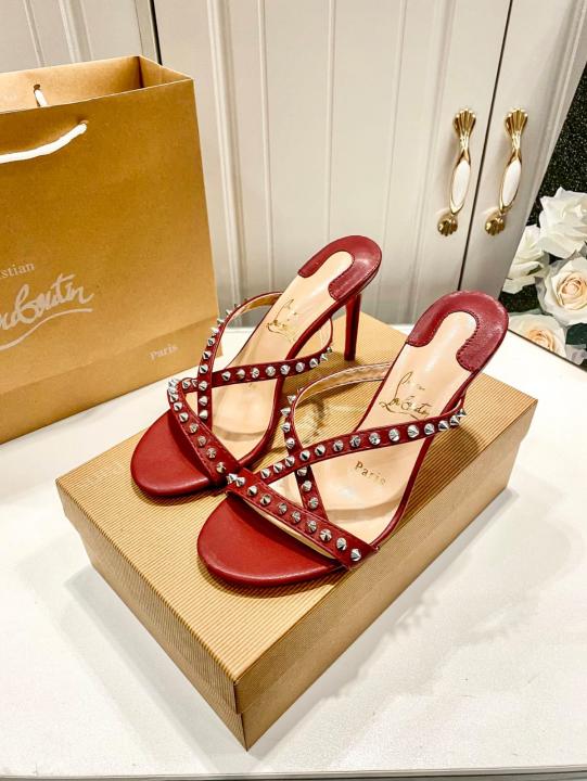 Christian Louboutin Tatoosh Spikes Heels For Women With Original Box And Carry Bag