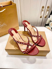 Christian Louboutin Tatoosh Spikes Heels For Women With Original Box And Carry Bag