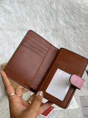 Coach 2-8 Premium Flap Wallet With Original Box Dust Cover Highend Coded