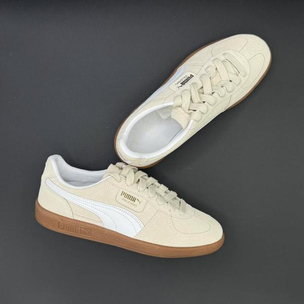 WMN Puma Palermo Alpine Snow Desert Dust and Gum colorway
