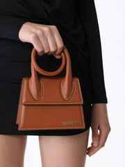 Jacquemus Le Chiquito Noeud Bag With OG Box Dust Bag & Extra Sling Belt (Ja02 - Brown)