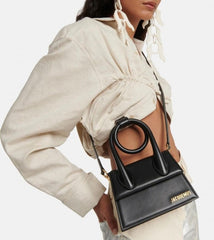 Jacquemus Le Chiquito Noeud Bag With OG Box Dust Bag & Extra Sling Belt (Ja02 - Black)
