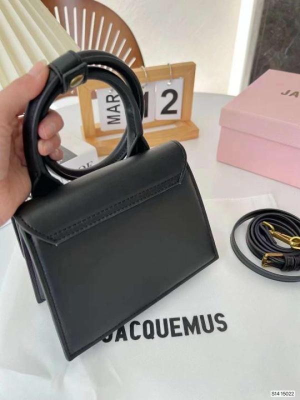 Jacquemus Le Chiquito Noeud Bag With OG Box Dust Bag & Extra Sling Belt (Ja02 - Black)