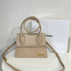 Jacquemus Le Chiquito Noeud Bag With OG Box Dust Bag & Extra Sling Belt (Ja02 - Khakhi)