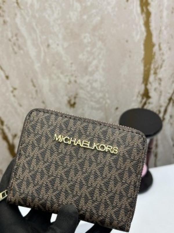 MICHAEL KORS PREMIUM LADIES WALLET WITH OG BOX (60067-COFFEE)