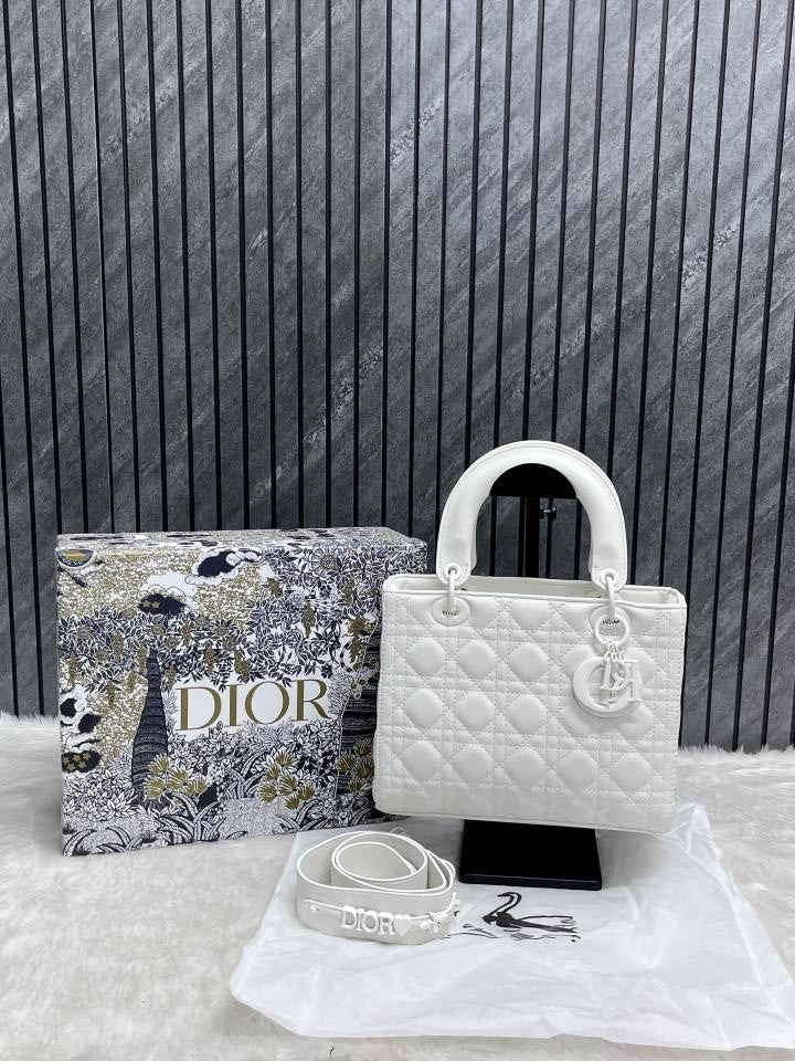 Dior Lady Matte Large Handbag With OriginalBox DustCover