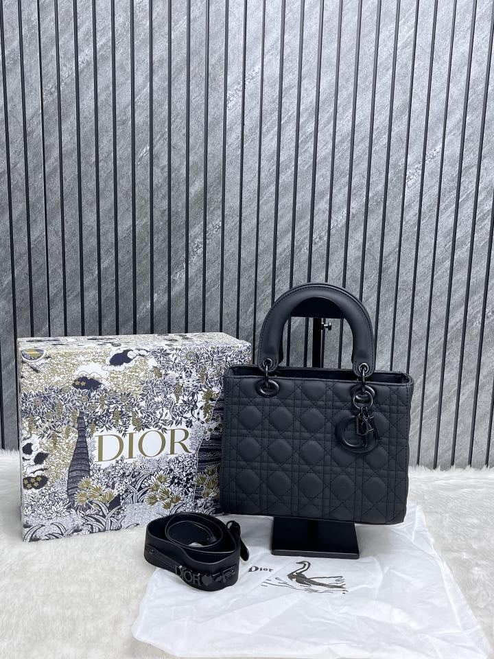 Dior Lady Matte Large Handbag With OriginalBox DustCover