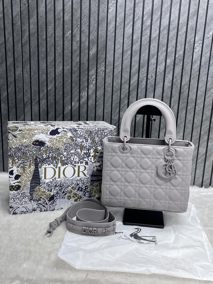 Dior Lady Matte Large Handbag With OriginalBox DustCover