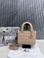Dior Lady Matte Large Handbag With OriginalBox DustCover