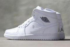 Nike Retro air jordan 1 mid white ool grey