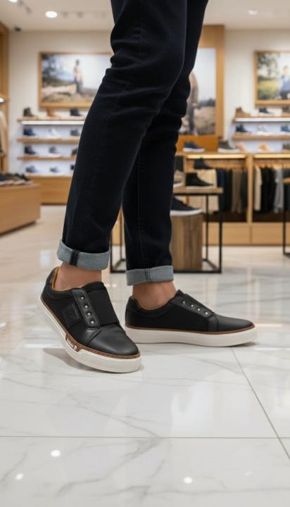 TIMBERLAND BLACK SLIP ON SNEAKER 2025