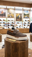 TIMBERLAND SLIP ON BROWN WHITE CASUAL SNEAKER 2025
