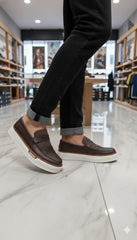 TIMBERLAND SLIP ON BROWN WHITE CASUAL SNEAKER 2025
