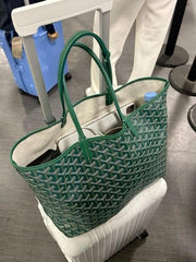 Goyard Saint Louis PM Tote Bag Green With A Detachable Pouch With Dust Cover