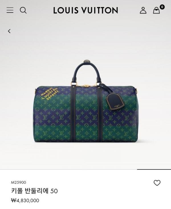 Louis Vuitton Keepall Bandoulire 50 Bag With Dust Cover High Quality Lock & Key 40399