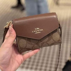 Coach Envelope Wallet Sling With OriginalBox DustCover