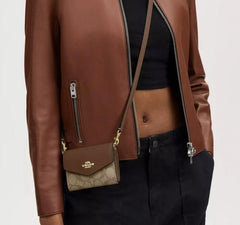 Coach Envelope Wallet Sling With OriginalBox DustCover