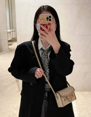 Gucci Horsebit 1955 Mini Bag Beige GG Supreme Canvas With OG Box & Carry Bag Apricot 625615 Beige