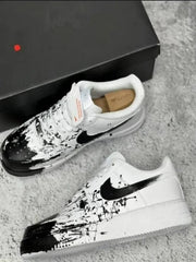 Nike Airforce 1 Black paint custom