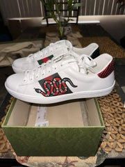 WMN Gucci Ace Embroidered Snake