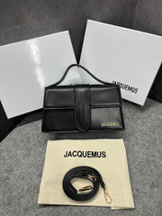 Jacquemus Le Grand Bambino Crossbody Bag With OG Box & Dust Cover Ja01 Black