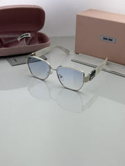 Miu miu 23501 silver blue