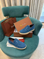Loro Piano Premium Mens Suede Loafers