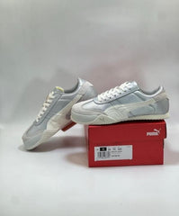 WMN Puma Bella UT Leather Womens sneaker in white and silver