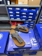 Birkenstock Gizeh grey suede 1904