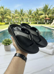 Skechers go recover premium slipper black