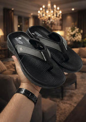 Skechers go recover premium slipper black