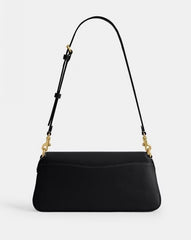 Coach Small Jet Shoulder Bag With OG Box Dust Cover & Carry Bag Black C038