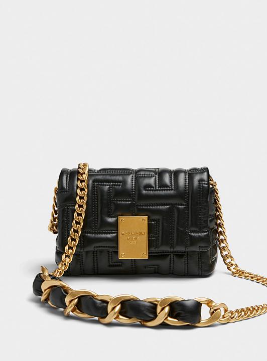 Balmain Small 1954 Soft Quilted Flap Bag With  Original Box