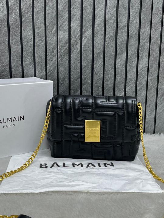 Balmain Small 1954 Soft Quilted Flap Bag With  Original Box