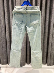 IMPORTED STORE ARTICLE BELL BOTTOM JEANS