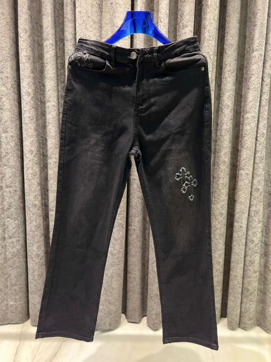 CHROME HEARTS IMPORTED STORE ARTICLE STATE WHEAT JEANS