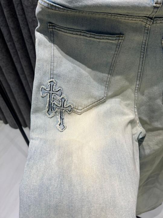 CHROME HEARTS IMPORTED STORE ARTICLE STATE WHEAT JEANS