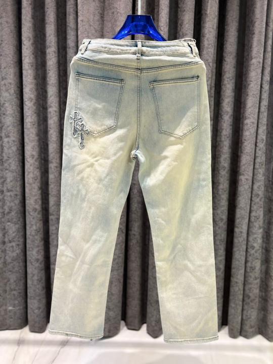 CHROME HEARTS IMPORTED STORE ARTICLE STATE WHEAT JEANS