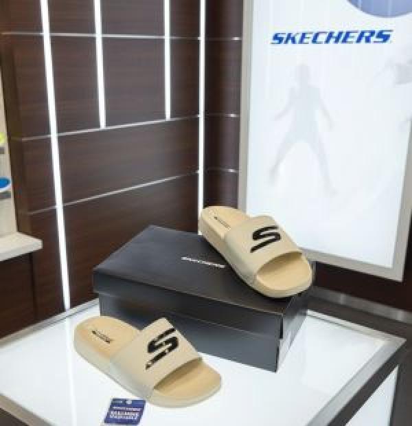 Cream SKECHERS HYPER BURST SLIDE