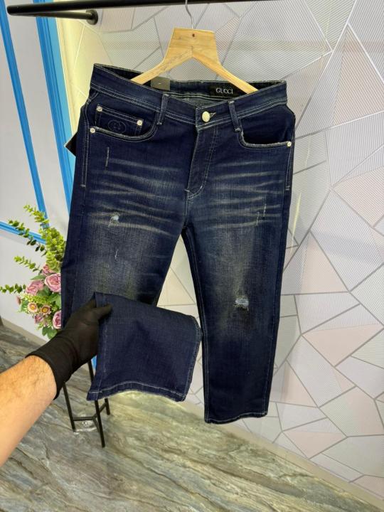 Gucci Premium Quality Straight Fit Jeans Blue