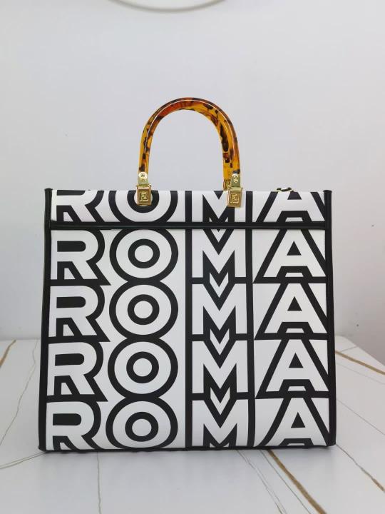 Fendi Roma Monogram Sunshine Shopper With Dust Cover