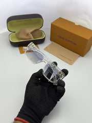 Louis  Vuitton 7079 transparent blue shaded
