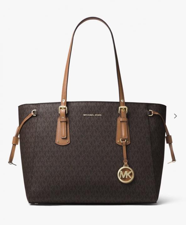 Michael Kors Voyager Brown Tote With Dust Cover