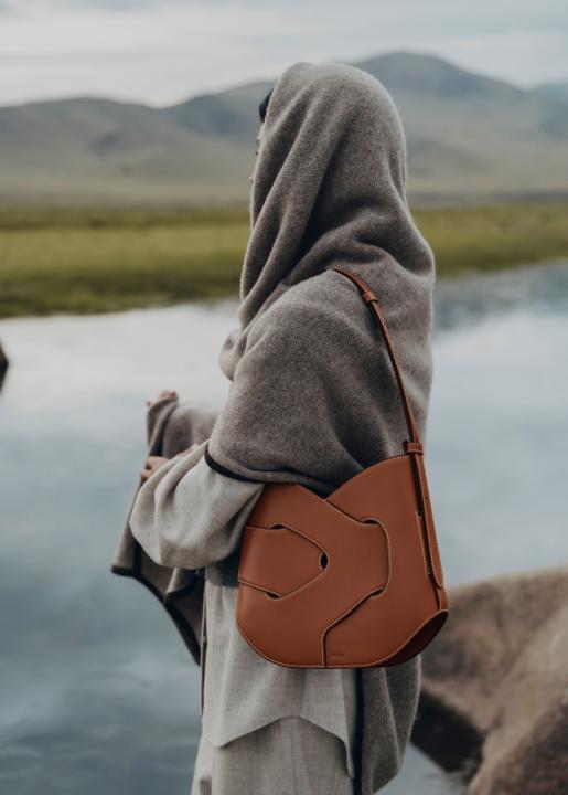 Polene Nodde Hobo Shoulder Bag With Original Box Packing