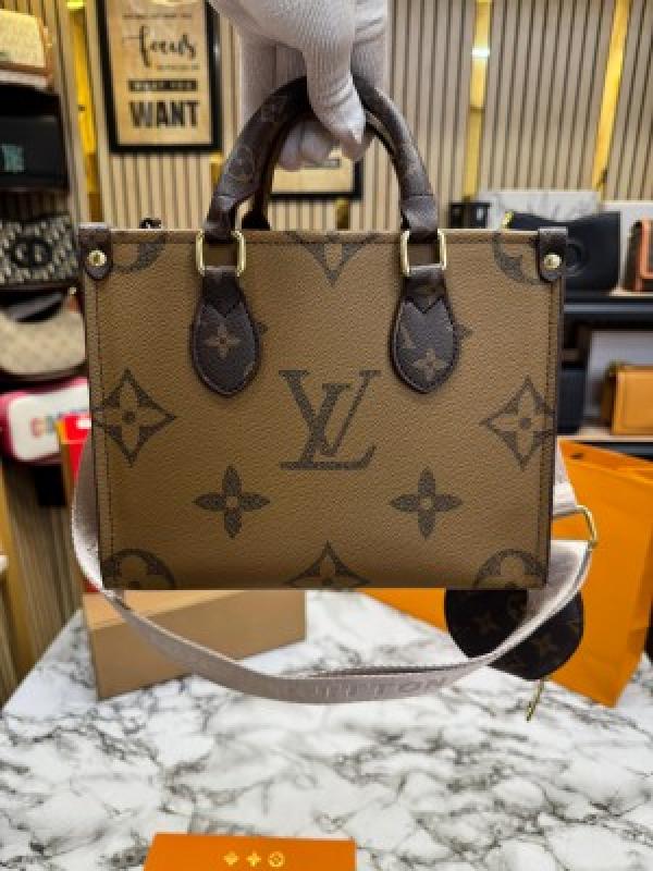 Louis Vuitton Onthego Pm With Double OG Box And Dust Bag Including Carry Bag (Brown)