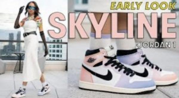 Nike Air Jordan Retro 1 High Skyline Women