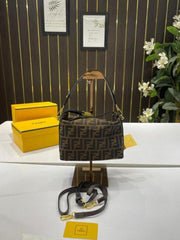 Fendi vintage mini bag with OG box (f3399-coffe)