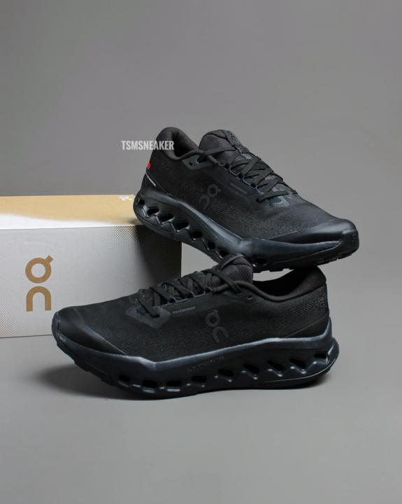 On CloudSurfer Trail 2 Waterproof All Black