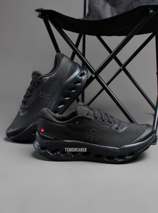 On CloudSurfer Trail 2 Waterproof All Black