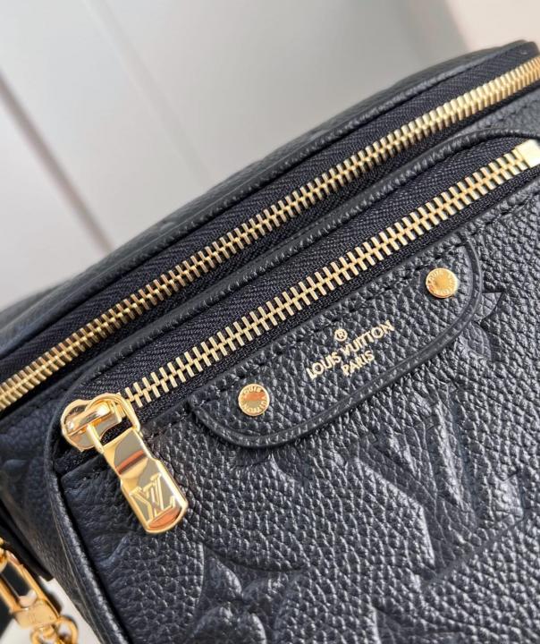 Louis Vuitton Mini Bumbag Monogram Empreinte Embossed Black With OG Box & Dust Bag M82208